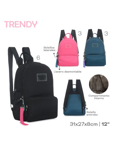 Mochila 12 Pulgadas - TRENDY