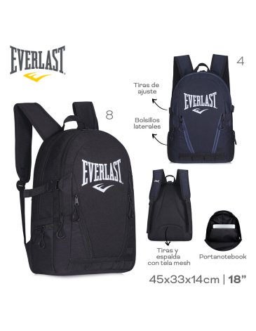 Venta por Mayor y Catalogo Mochila Portanotebook 18'' Pulgadas EVERLAST