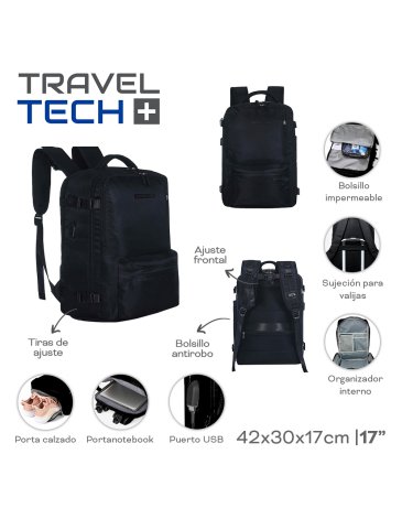 Mochila de Viaje Portanotebook 17