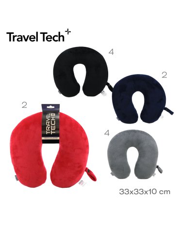 Almohada de Viaje Viscoelastica TRAVEL TECH