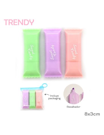 Resaltador Pack x3 - TRENDY