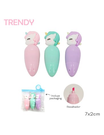 Resaltador Pack x3 - TRENDY