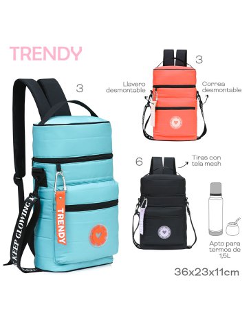 Venta por Mayor y Catalogo Bolso / Mochila  Matero TRENDY