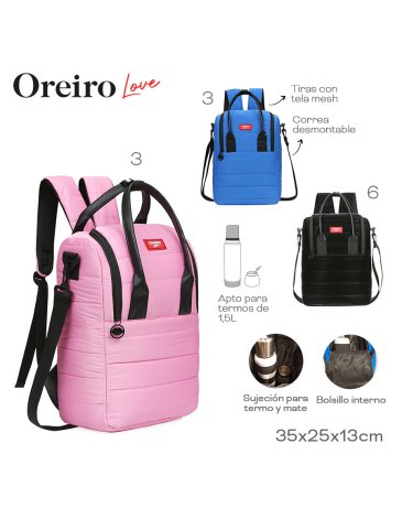 Venta por Mayor y Catalogo Bolso / Mochila  Matero LAS OREIRO