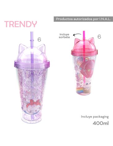 Venta por Mayor y Catalogo Vaso 400ml TRENDY