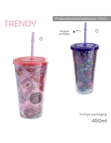 Vaso 450ml TRENDY