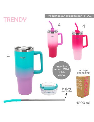 Vaso Termico 1200 ML TRENDY
