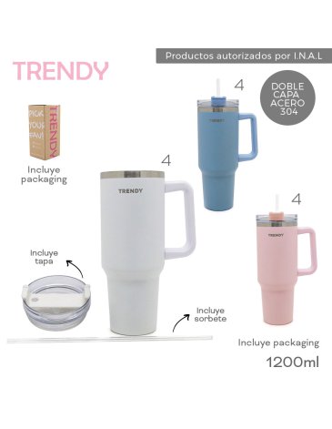 Vaso Termico 1200ml TRENDY