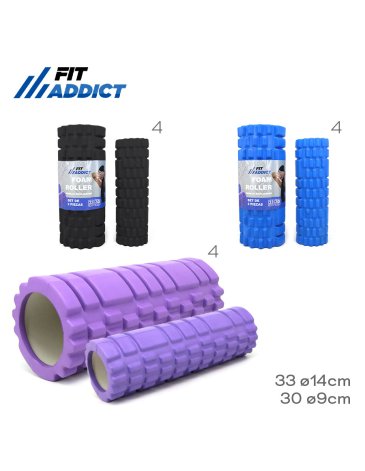 Rodillos Masajeadores Yoga Roller  Set X 2 Fit Addict