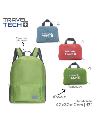 Venta por Mayor y Catalogo Mochila Plegable TRAVEL TECH