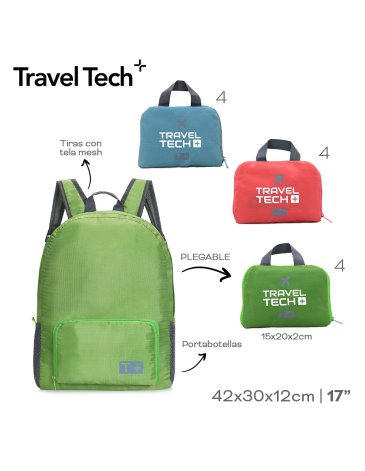 Mochila plegable de Viaje TRAVEL TECH