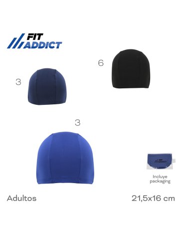 Gorro Natacion  FIT ADDICT