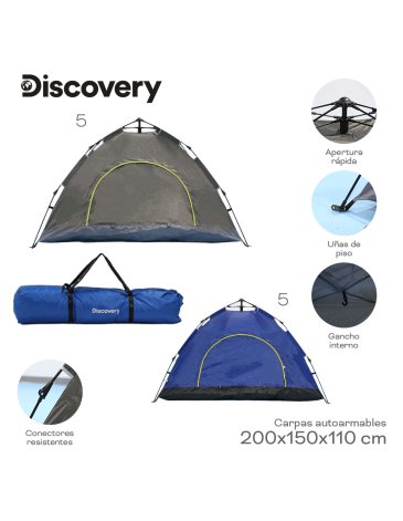 Carpa 2 Personas DISCOVERY