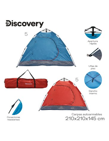 Carpa 3 Personas DISCOVERY