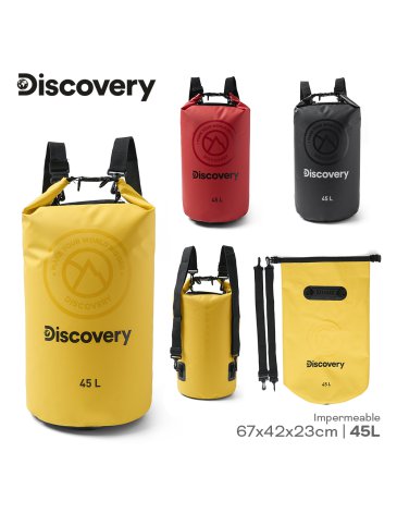 Bolso Mochila Impermeable 45 Litros DISCOVERY