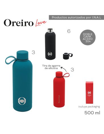 Botella Termica 500 ML LAS OREIRO