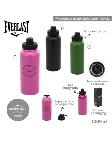 Botella Termica 1000 ML EVERLAST