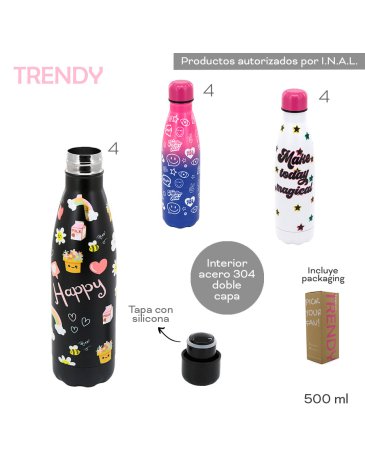 Botella Termica 500 ML        TRENDY