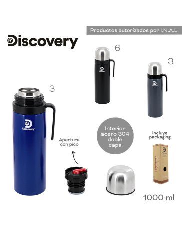 Termo 1000 ML DISCOVERY