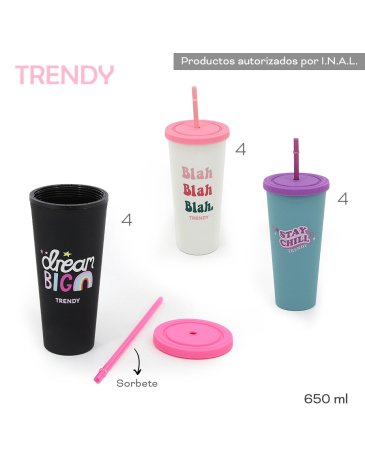 Vaso Trendy 650ml TRENDY