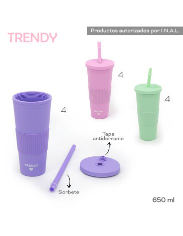 Vaso Trendy 650ml TRENDY