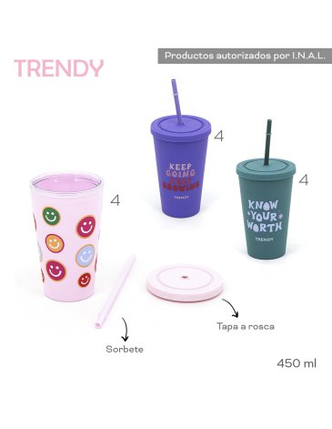 Vaso Trendy 450ml TRENDY