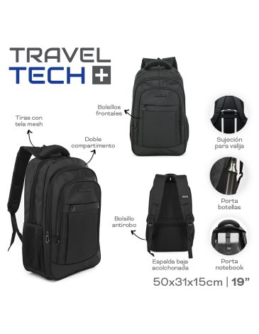 Mochila Portanotebook 19'' TRAVEL TECH