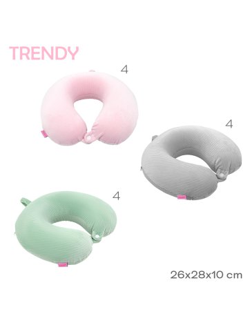 Almohada de Viaje Viscoelastica TRENDY