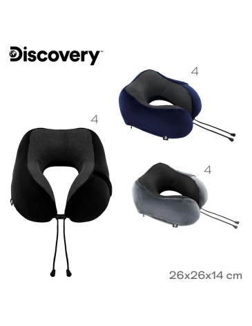 Almohada de Viaje Viscoelastica DISCOVERY