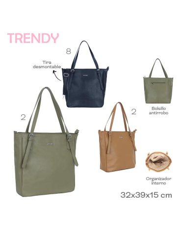Cartera Tote Bag         TRENDY