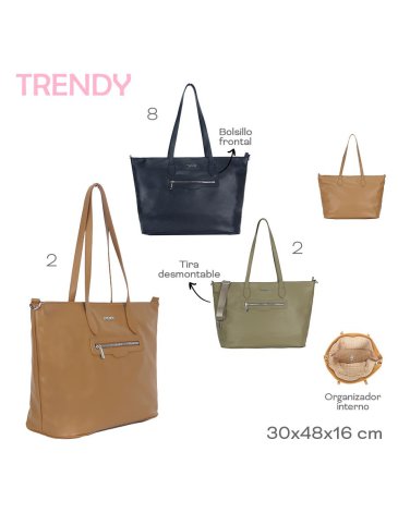 Cartera Tote Bag         TRENDY