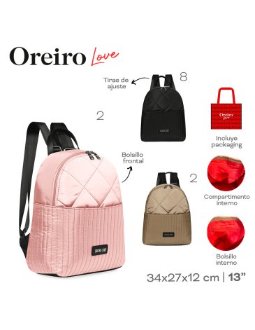 Mochila  LAS OREIRO LOVE