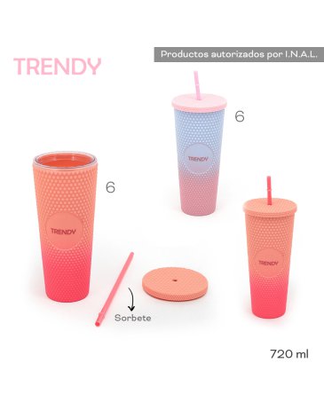 Vaso Trendy 720ml TRENDY