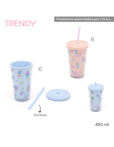 Vaso Trendy 450ml TRENDY