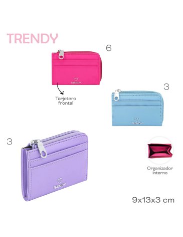 Monedero Tarjetero TRENDY