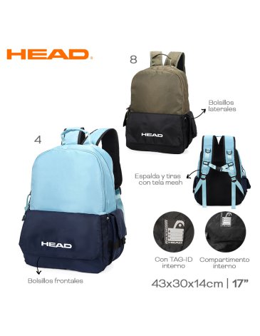 Mochila 17'' Pulgadas - HEAD