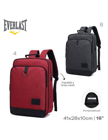 Mochila 16'' Porta Notebook EVERLAST