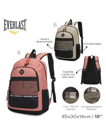 Mochila 18'' Pulgadas EVERLAST