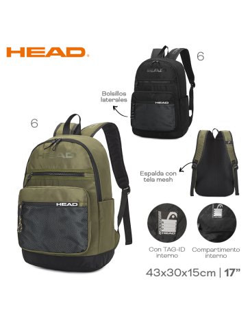 Mochila 17'' Pulgadas HEAD