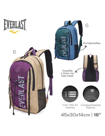 Mochila 18'' Pulgadas EVERLAST