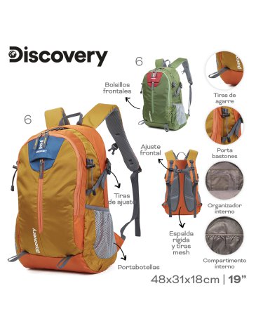 Mochila Camping 40 Litros DISCOVERY