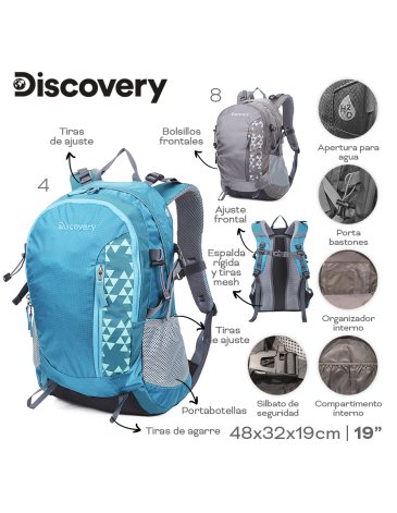 Venta por Mayor y Catalogo Mochila Camping 40 Litros DISCOVERY