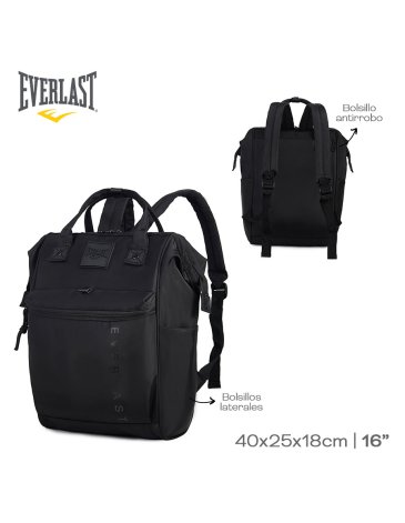 Mochila Boca de Pez Nylon 16 Pulgadas EVERLAST