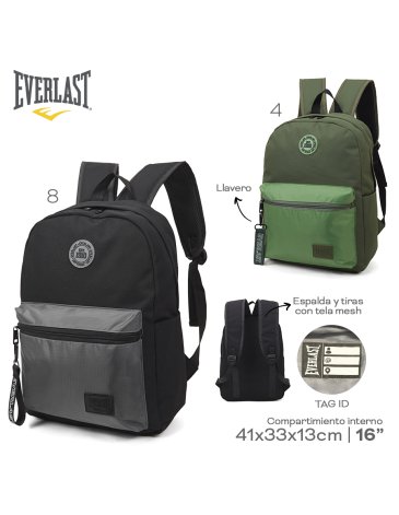 Mochila 16'' Pulgadas EVERLAST