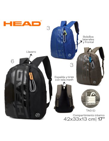 Mochila 17'' - HEAD