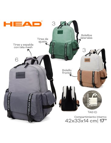 Mochila 17'' - HEAD