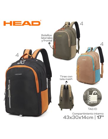 Mochila 17'' - HEAD