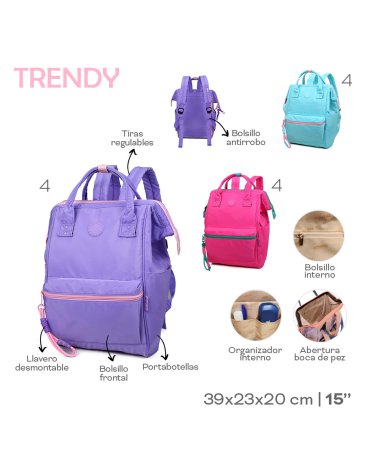 Mochila 15'' TRENDY