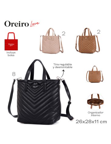 Cartera Oreiro PU LAS OREIRO LOVE