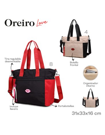 Cartera Tote LAS OREIRO LOVE